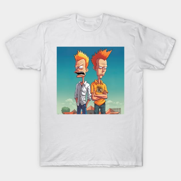 beavis and butthead - Design 5 T-Shirt by Maverick Media